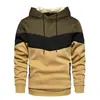 Moletom de Moda Color Block Masculino Europeu e Americano para Primavera e Outono 2022 Cross-Border Amazon Top Esportivo Casual