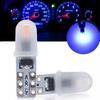 Foco para coche T5 luz LED para instrumento de coche lámpara de maquillaje T5 3014 2SMD luz indicadora de astigmatismo 3D