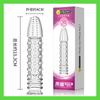 Cuatro Bestias Sexuales Transparente Incorporado Set Extendido Grande y Pequeño Cañón de Acero Manga de Diente de Lobo Juguetes Sexuales Productos para Adultos Hombres Sexy