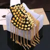 Corea del Sur personalidad remache tridimensional europeo y americano discoteca vintage remache broche punk cono puntiagudo remache borla charretera