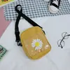 Bolsa de Lona Versátil e Moderna para Mulheres 2025 Novo Modelo Pequena Bolsa de Ombro de Lona Estilo Coreano Transversal Pequena para Estudante Venda Quente
