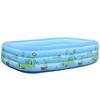 Fornecimento direto da fábrica piscina inflável piscina inflável estampada quadrada piscina inflável casa exterior piscina infantil