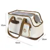 Bolsa de transporte para gatos, mochila de grande capacidade para gatos e cães, bolsa de viagem respirável e portátil para animais de estimação, transportadora de cachorro para passeios