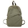 2024 Mochila de Lona Lavada Estilo Japonês Mochila Feminina de Grande Capacidade Simples Estudante Universitário Mochila de Viagem Feminina Estilo Preguiçoso