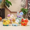 Año Nuevo del Caballo Lindos Adornos de Pony Muñeco de Caballo Manualidades de Resina Adornos de Caballo Decoración de Escritorio Regalos Culturales y Creativos
