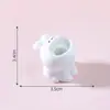 Figuras de rana creativas y adorables de boca grande, lindos adornos de animalitos, decoraciones para casas de muñecas DIY, accesorios para paisajes en miniatura y pequeños adornos de escritorio
