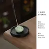 Soporte para Varillas de Incienso de Sapo Dorado Cerámico Base sin Ceniza para Quemador de Incienso Mesa de Té Quemador de Incienso de Sándalo Madera de Agarwood Soporte para Incienso a Prueba de Polvo