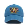 Gorra de béisbol retro con estampado lavado al agua de venta caliente transfronteriza sombrero de pico de pato para hombres y mujeres del 250 aniversario de América registro de producción de bordado