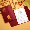 Capa de Certificado de Honra, Concha de Certificado, Página Interna, Papel A4, Estilo Europeu, Páginas com 70% de desconto, Produção do Núcleo Interno, Capa de Aluno Excelente