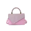 Verão 2026 nova moda bolsa feminina simples estilo coreano bolsa de mão moderna bolsa de ombro feminina bolsa transversal com lantejoulas brilhantes