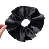 Estilo Francês Elegante Pérola Plissado Intestino Grosso Anel de Cabelo Feminino 2024 Novo Estilo Suave Elegante Destaque Rabo de Cavalo Baixo Acessórios de Cabelo Adorno de Cabeça Flor