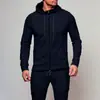 Nuevo Cárdigan Casual de Color Sólido para Hombre para Deportes al Aire Libre