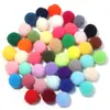 Poliéster Alta Elasticidad Pompones Bolas de Felpa Coloridas Juguetes de Pompones DIY Accesorios para Ropa Sombreros Prendas