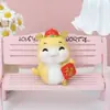 Año de la Serpiente Fugui Zodiaco Serpiente Adornos de Dibujos Animados Lindos Año Nuevo Propicio Regalo de Acompañamiento Decoración Creativa para la Consola del Coche