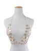 Joyería Transfronteriza Europea y Americana, Moda de Verano, Accesorios de Ropa Sexys y Únicos, Cadena para el Pecho, Cadena de Metal, Cadena Corporal de Flor de Rosa, Cadena para el Cuello