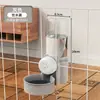 Dispensador de Água Pendurado para Animais de Estimação para Gatos, Acessórios de Tigela de Água para Cachorros, Tigela Pendurada para Gaiola de Cachorro, Tigela para Gato, Alimentador Automático