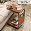 Mesa Lateral Avanzada de Lujo Ligero Carrito Móvil Gabinete Lateral para Sofá Mesa de Café Simple Moderna para Sala de Estar Estante de Almacenamiento Mesa de Noche