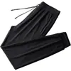 Pantalones de Malla de Seda de Hielo Finos de Aire Acondicionado de Verano para Hombre, para Correr, Talla Grande, Sueltos, Casuales, Elásticos, de Secado Rápido, Deportivos