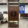 Nuevo Estante de Exhibición de Madera de Nogal Negro Norteamericano Estilo Chino con Múltiples Compartimentos, Estética Estilo Song, Librero de Oficina, Muebles de Madera Maciza Inspirados en Zen