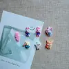 Nuevos Pasadores para el Cabello, Accesorios para el Cabello, Fundas para Teléfono, Zuecos y Decoraciones para Zapatos de Zootopia de Dibujos Animados de Tamaño Pequeño