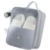 Bolsa para sapatos organizador de sapatos bolsa de três camadas espessada multifuncional à prova de poeira conveniente bolsa para sapatos e botas de viagem fácil de transportar bolsa de armazenamento