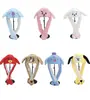 Sombrero de Peluche chiikawa Empleado de Tren Usaqiyka Orejas Wow Móviles Brillante Divertido Sombrero
