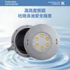 Luz LED de Piscina em Aço Inoxidável Luz Suspensa para Exterior à Prova d'Água Colorida Luz de Mergulho Subaquática Holofote Subaquático Luz Ultra-Fina para Aquário