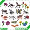 Simulación sólida Araña Naruto ciempiés modelo de insecto juguete para niños mariposa abeja animal decoración bandeja de arena