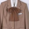 Puntos Originales Mango Largo Flor de Dama de Honor Lazos Estudiante Lindo Estilo Preppy Femenino Accesorios de Corbata de Uniforme JK