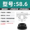 Tapón de Orificio de Silicona Suave Resistente a Altas Temperaturas Invertido Anticolisión Ranura para Tarjeta de Goma Tapón Impermeable Cubierta Selladora Redonda en Forma de T