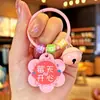 Llavero Colgante de Acrílico Creativo con Texto Doble Cara Llavero Lindo Colgante de Campana Colgante para Bolso Pequeño Regalo
