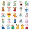 51 Calcomanías Graffiti Senbeier Personalizadas Transfronterizas Dibujos Animados Lindas Tarjeta Goo Decorativa Carcasa para Teléfono Móvil Vaso de Agua Pegatinas para Cuenta a Mano