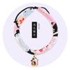 Colar de sino de gato japonês e fengying colarinho curto gato bell colar de corda de estimação enfeites de cão