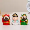 Doce Signos del Zodiaco Dibujos Animados Buda Muñeco de Resina Adornos Zhong Kui Escritorio Estación de Trabajo Hada Decoración Adornos
