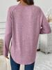 Camiseta de Punto de Manga Larga Casual Nueva de Color Sólido para Mujer, Top Corto, Otoño e Invierno Transfronterizo Europeo y Americano