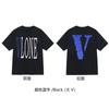 Nova camiseta VLONE JERRY Big V Smoke reflexiva solta de manga curta com flor de cerejeira para homens e mulheres, camiseta de casal de marca de rua, verão