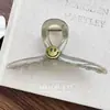 Pin de Pinza de Tiburón para el Pelo de Color Gelatina Coreana con Pedrería en Forma de Corazón para Mujeres, Versátil para la Parte Trasera de la Cabeza, Accesorios para el Cabello de Mujer, Venta al por Mayor de Accesorios para la Cabeza para Mujeres