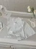 87016 Conjunto de Roupa de Casa Infantil 2026 Verão Novo Estilo Algodão Puro Classe A Conjunto de Pijama para Meninas Respirável e Absorvente de Suor