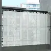 Panel de Plástico Impermeable Sellado Ventana Privacidad Balcón Protección Solar Simple Anti-Miradas Cubierta de Tablero Parasol Deflector Rompevientos Feo