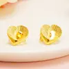 Brincos de Ouro Imitação para Mulheres Que Não Desbotam por Muito Tempo, Rosas, Acessórios de Brincos de Liga de Ouro Areia Frescos de Nicho de Luxo