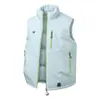 Chaleco Casual para Hombres Jóvenes en Otoño e Invierno, Ligero, Cortavientos y Cálido, Sin Mangas, Corte Ajustado, Chaleco con Cuello Alto, Personalizable y Muestreable