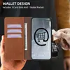 Funda de Cuero para Teléfono Plegable Moto G67 G06Power Cartera G66Y Antirrobo E15 Funda Protectora para Teléfono Adecuada para
