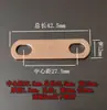 Peça de Conexão de Cobre Vermelho Conector de Bateria de Lítio Conector de Motor Terminal de Fiação para Tubo de Aquecimento Elétrico Peça de Ponte Agulha Agulha Personalizada 6m