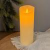 LED vela de Natal cera real eletrônica decoração de Natal decoração simulação vela atmosfera decoração festa de casamento