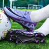 Zapatos de Fútbol para Hombre de Comercio Exterior Transfronterizo, Ag Clavos Largos Antideslizantes Zapatos de Entrenamiento Deportivo para Niños con Velcro, Específicamente para Competiciones Juveniles