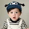 Chapéus para Bebês e Crianças Pequenas, Estilo Fino de Primavera e Outono, Boné de Baseball Unissex para Bebê, Boné Macio com Aba Jeans Bico de Pato, Tentáculos de Desenho Animado para Crianças Pequenas