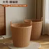 Cesto de Roupas Sujas para Uso Doméstico, Alto Valor Estético, Estilo Leve de Luxo, Cesto de Lavanderia de Grande Capacidade, Armazenamento de Brinquedos