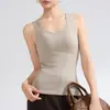 Derong Auto-Calentable Tencel Térmico Ropa Interior Femenina Forro Polar Talla Grande Antibacteriano Camisola Otoño e Invierno Top Básico Sin Costuras