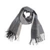 Bufanda Popular de Cuadros de Amazon para Exportación, Bufanda Gruesa con Borlas para Otoño e Invierno, Chal Bufanda Arcoíris, en Stock del Fabricante