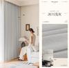 Cortinas Vintage Verdes Estilo Francês Novas Blackout para Sala de Estar e Quarto, Estilo Americano de Luxo Leve, Cortinas de Algodão e Linho Tingidas em Fio de Meio Século para Janelas de Sacada